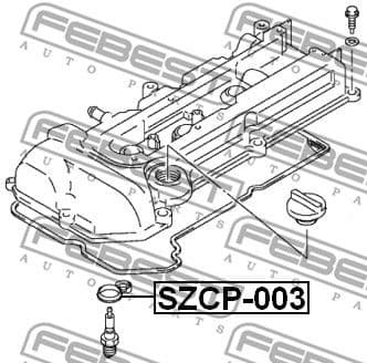Gasket, cylinder head cover SZCP-003 - image 2