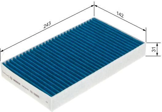 Filter, cabin air FILTER+pro 0 986 628 583 - image 5