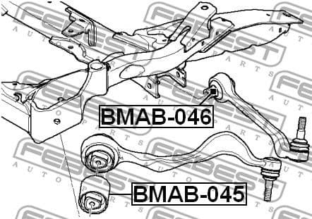 Mounting, control/trailing arm BMAB-046 - image 2