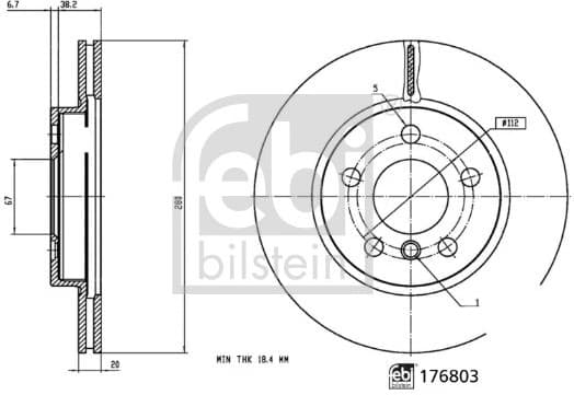 Brake Disc 176803