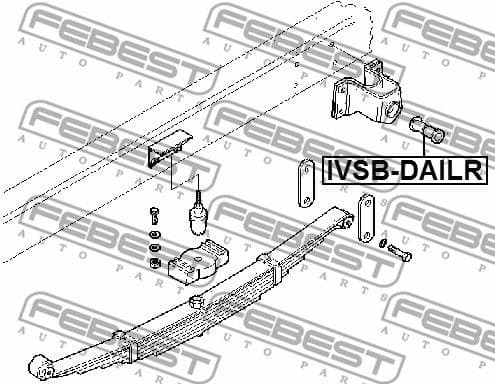Bushing, leaf spring IVSB-DAILR - image 2