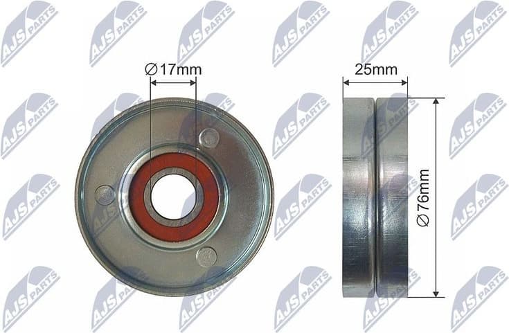 Tensioner Pulley, V-belt RNK-DW-011