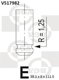 Intake Valve V517982