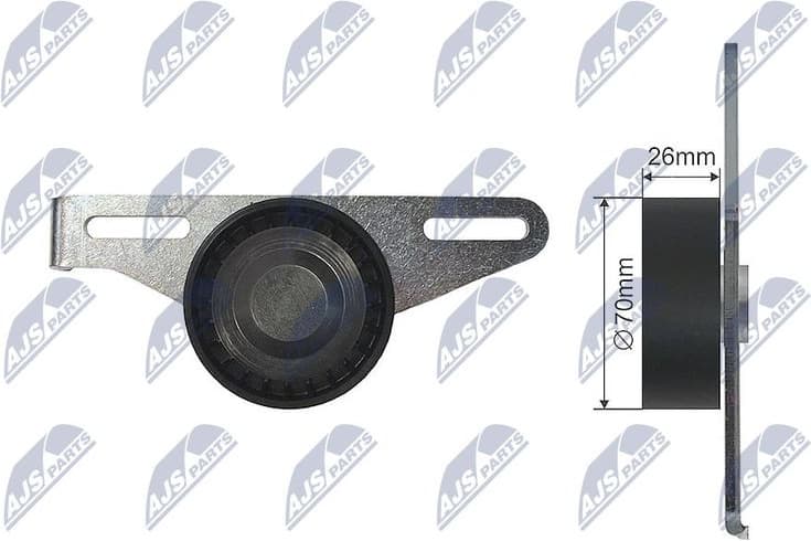 Tensioner Pulley, V-ribbed belt RNK-RE-022