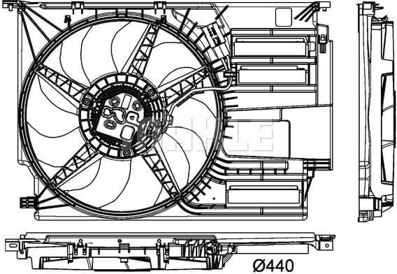 Fan, engine cooling BEHR *** PREMIUM LINE *** CFF 405 000P - image 2