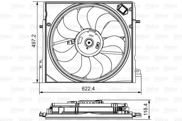 Fan, engine cooling 698582