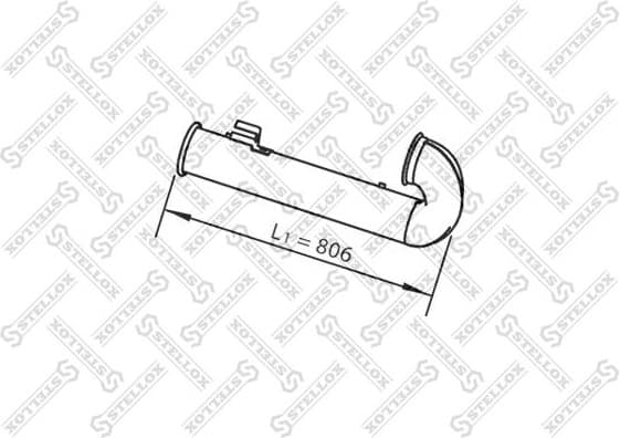 Exhaust Pipe 82-03788-SX