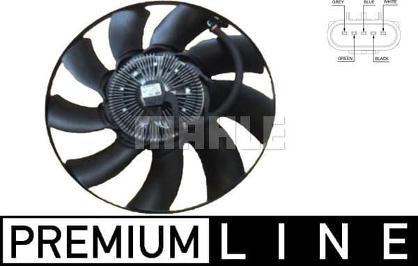 Fan, engine cooling BEHR *** PREMIUM LINE *** CFF 475 000P
