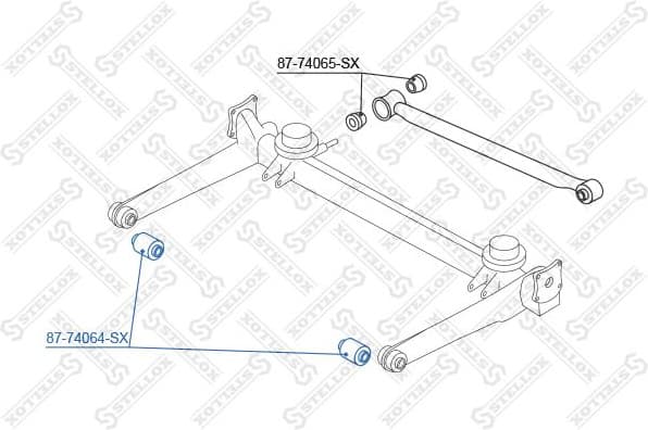 Mounting, control/trailing arm 87-74064-SX - image 2