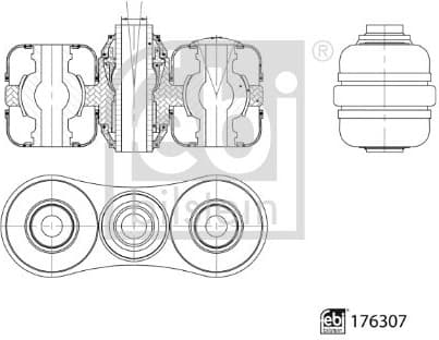 Control/Trailing Arm, wheel suspension 176307 - image 2