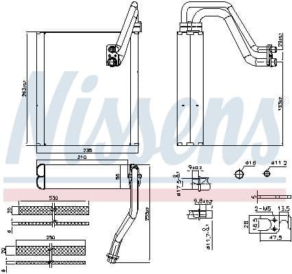 Evaporator, air conditioning 92427