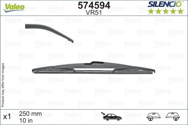 Wiper Blade SILENCIO REAR 574594