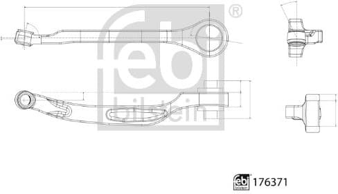 Control/Trailing Arm, wheel suspension 176371 - image 2