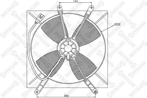 Fan, engine cooling 29-99220-SX