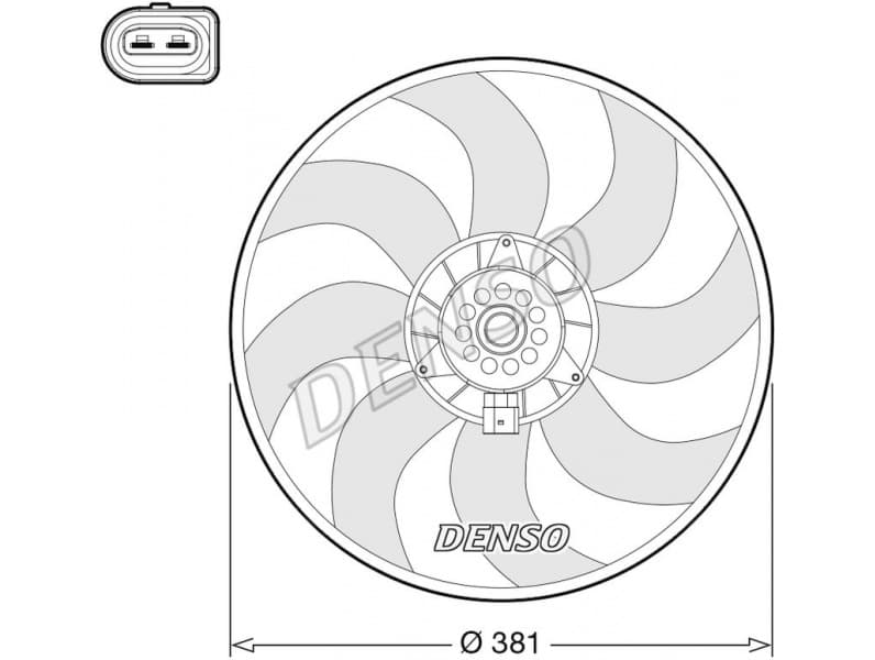 Fan, engine cooling DER02006