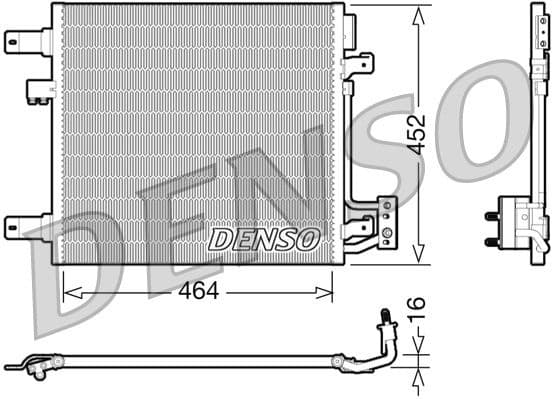 Condenser, air conditioning DCN06014