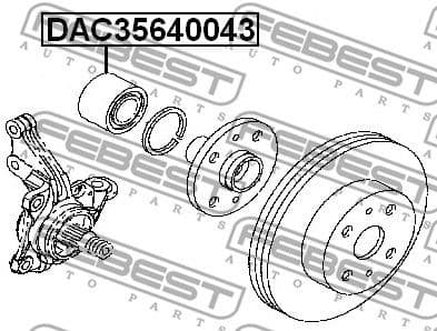 Wheel Bearing DAC35640043 - image 2