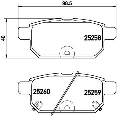 Brake Pad Set, disc brake PRIME LINE P79029