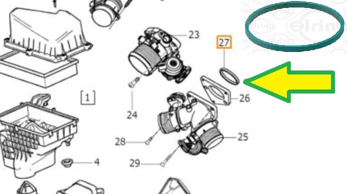 Gasket valve cover 341.100