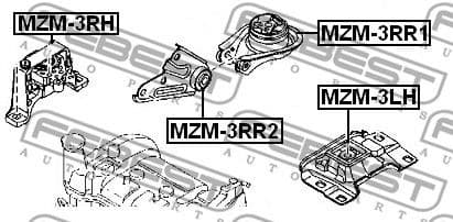 Mounting, engine MZM-3RR2 - image 2