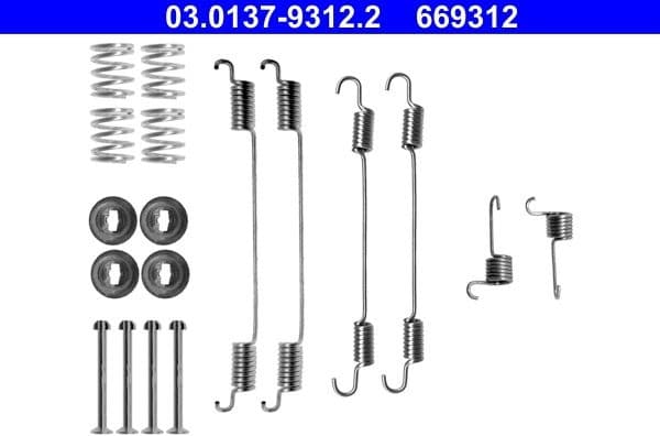 Accessory Kit, brake shoes 03.0137-9312.2