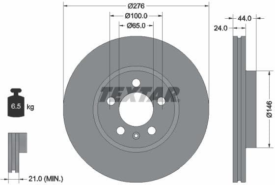 Brake Disc PRO 92313703