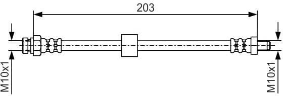 Brake Hose 1 987 476 035