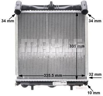Radiator, engine cooling BEHR CR 370 000S - image 15