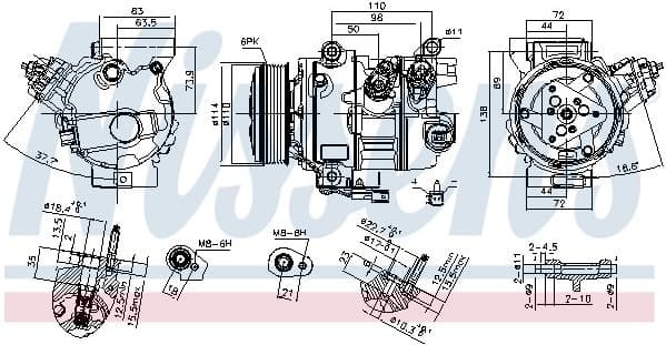 Compressor, air conditioning ** FIRST FIT ** 890791 - image 7
