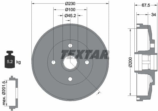 Brake Drum 94036500