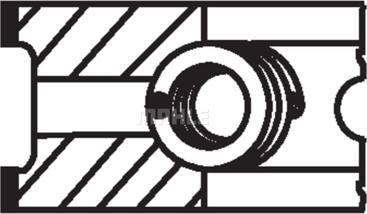 Piston Ring Set 022 07 N2 - image 3