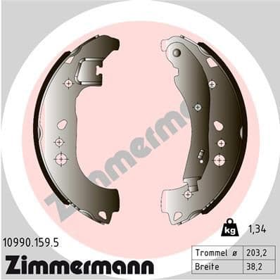 Brake Shoe Set 10990.159.5