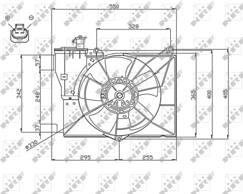 Fan, engine cooling 47746