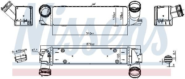Charge Air Cooler ** FIRST FIT ** 96336 - image 6