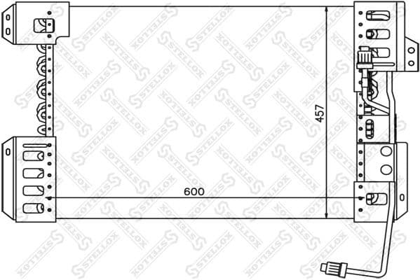Condenser, air conditioning 10-45763-SX