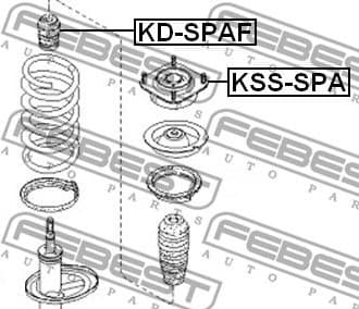 Suspension Strut Support Mount KSS-SPA - image 2