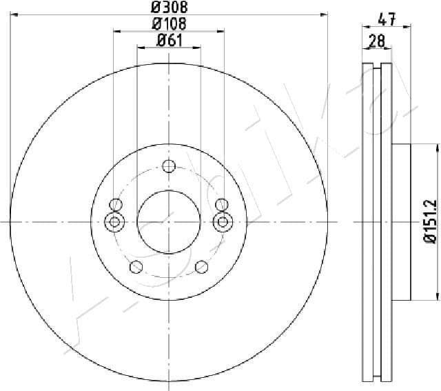 Brake Disc 60-00-0713