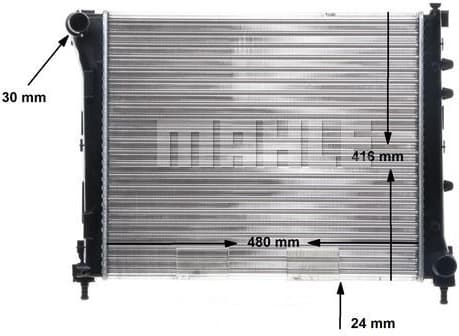 Radiator, engine cooling BEHR CR 2000 000S - image 12