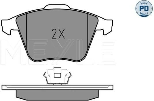 Brake Pad Set, disc brake MEYLE-PD: Advanced performance and design. 025 239 5020/PD - image 2