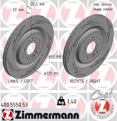 Brake Disc BLACK Z 400.5550.53