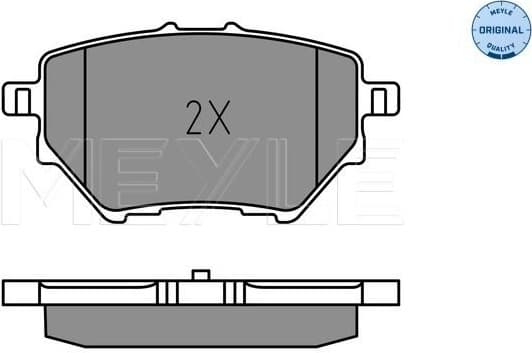 Brake Pad Set, disc brake MEYLE-ORIGINAL: True to OE. 025 258 3917 - image 2