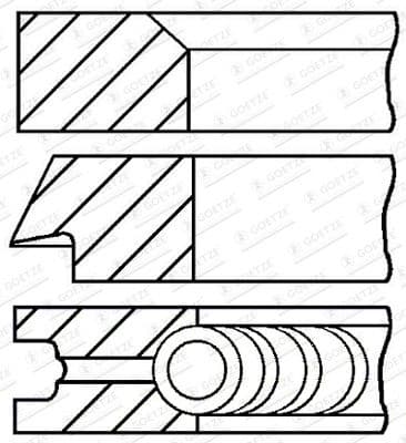 Piston Ring Set 08-700900-00