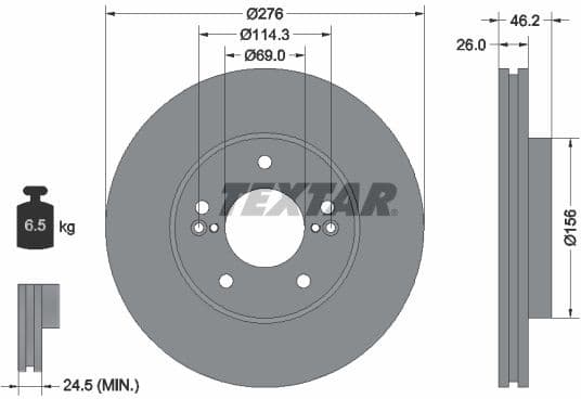 Brake Disc PRO 92173203