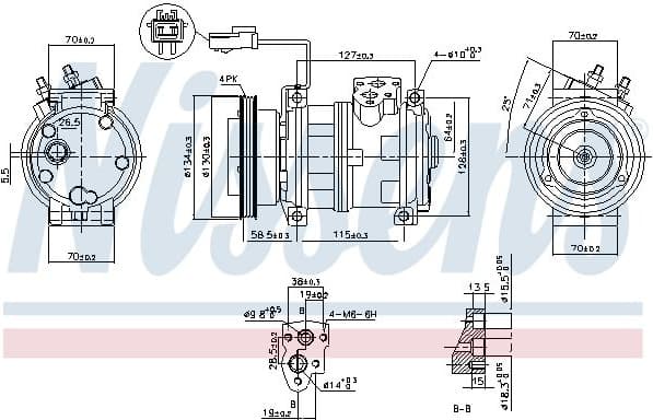 Compressor, air conditioning ** FIRST FIT ** 89382 - image 7
