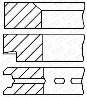 Piston Ring Set 08-700400-00