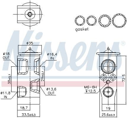 Expansion Valve, air conditioning ** FIRST FIT ** 999373 - image 6