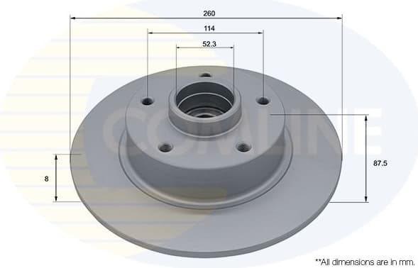 Brake Disc COATED ADC3034