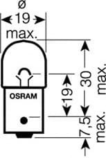 Osram Bulb R10W 12V BA15S UNV1 - 5008 (OSRAM) - Autoera - image 4