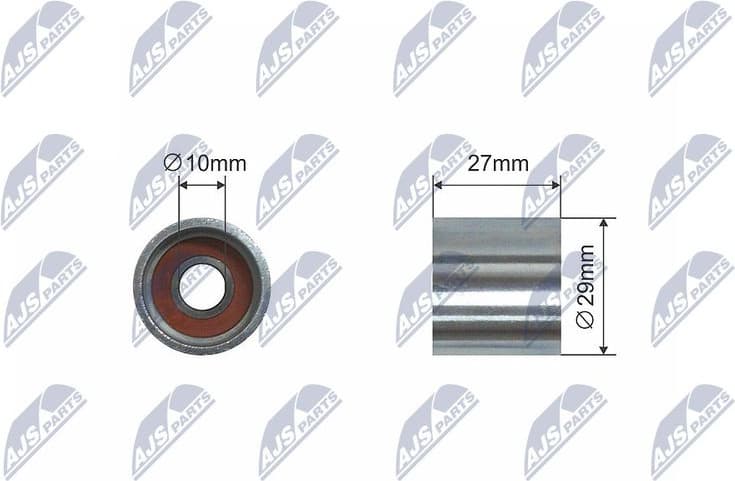 Tensioner Pulley, V-ribbed belt RNK-VW-033