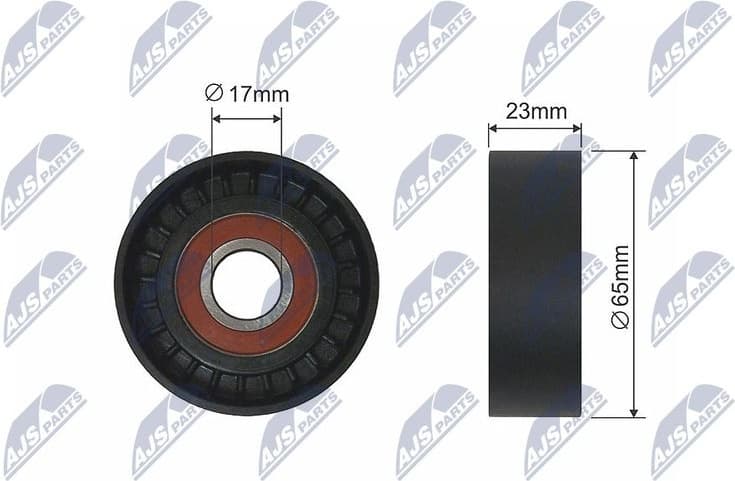Tensioner Pulley, V-belt RNK-FR-039